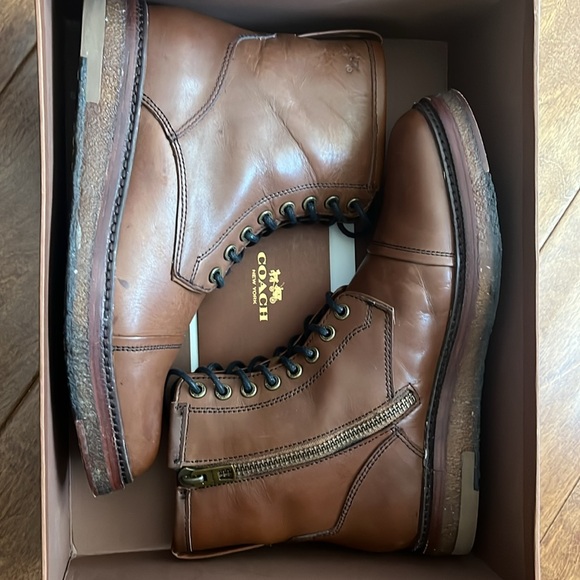 Coach Henry Dress Leather Boots - Picture 11 of 11